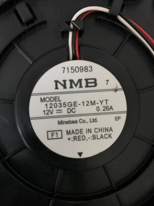 Wentylator suszarki do prania