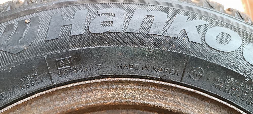 Колеса в зборі Hankook 175/70r13 зима на авто ваз део опель