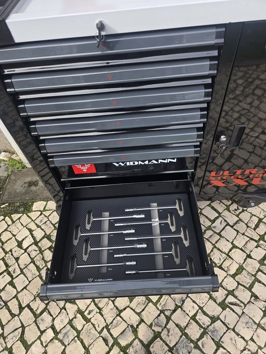 carrinho de ferramenta de 7 gavetas completas novo