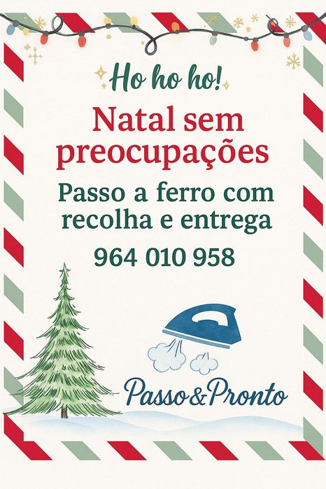 Passo a ferro por si!