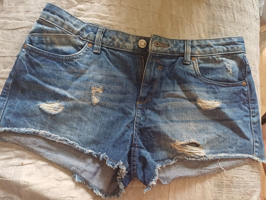 Damskie szorty spodenki rozmiar 38 M jeansowe jeans
