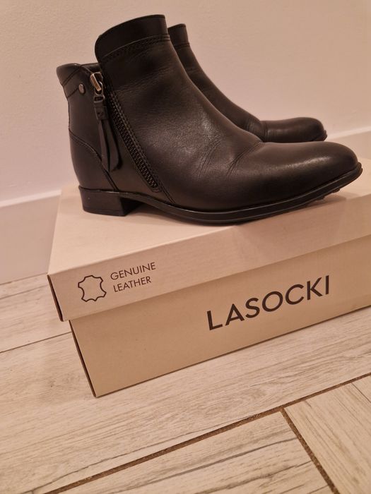 Botki skórzane Lasocki