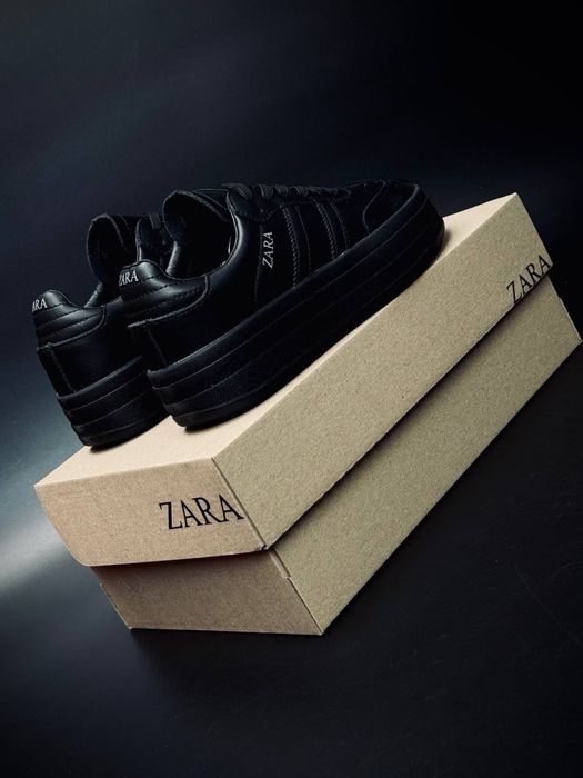 Черные женские красовки весна/Zara женские/зара кеды кросовки zara