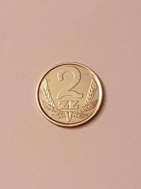 2 złote mosiądz . PRL - rok 1984  .
