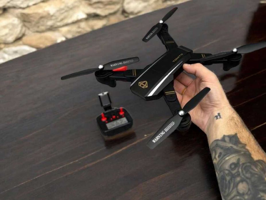 Квадрокоптер дрон складний з вай фай камерою