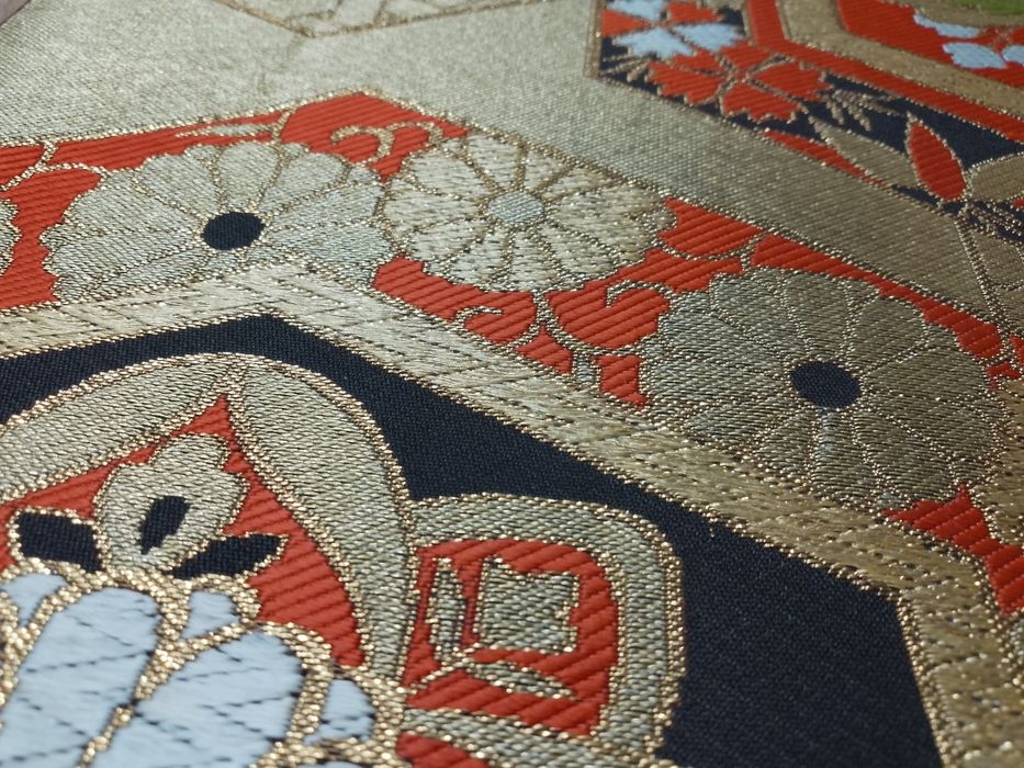 Pas fukuro obi, oryginalny japoński pas do kimono