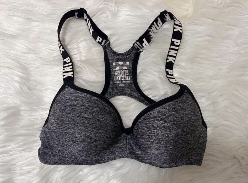 Бюстгальтер топ с пушап pink xs victoria’s secret
