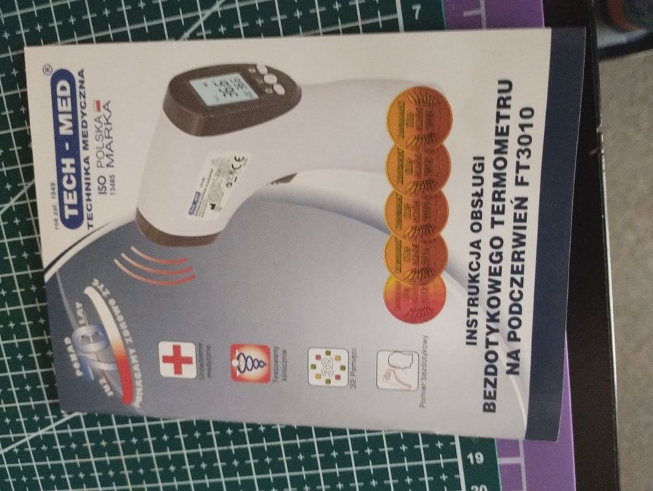 Termometr bezdotykowy tech-med