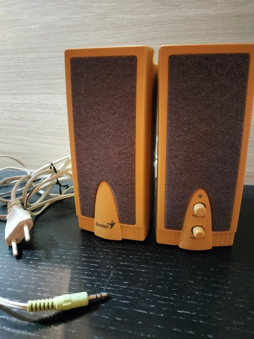 Colunas Genius - jack 3.5 mm