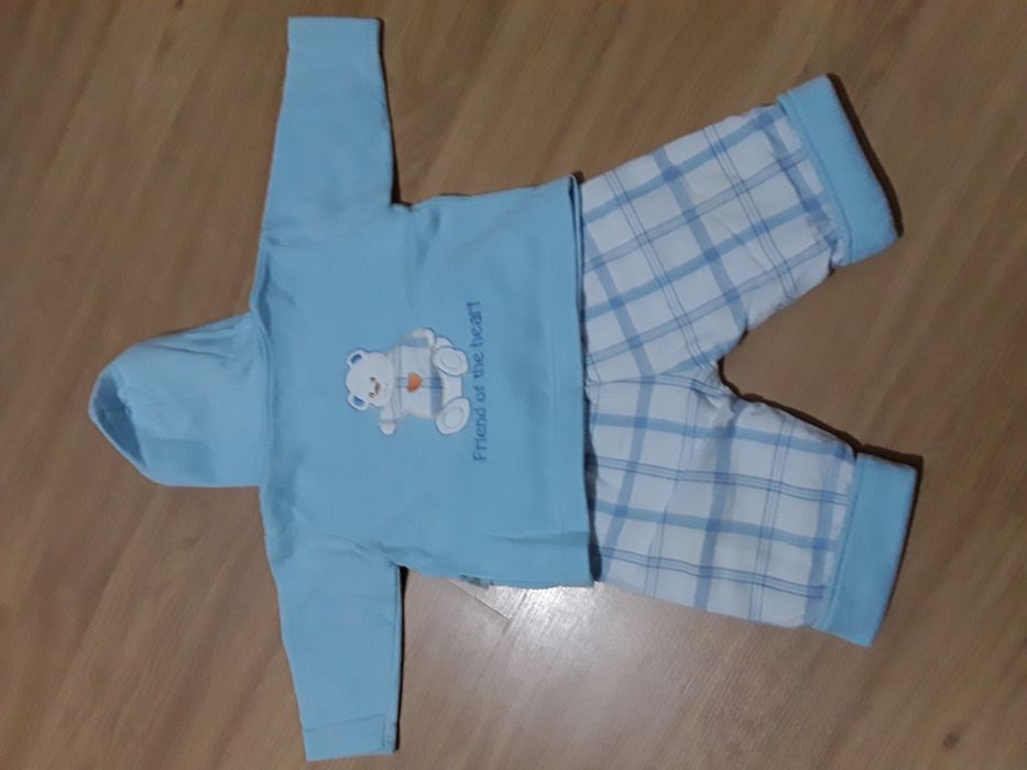 Conjunto de Calça e casaco azul 3 M