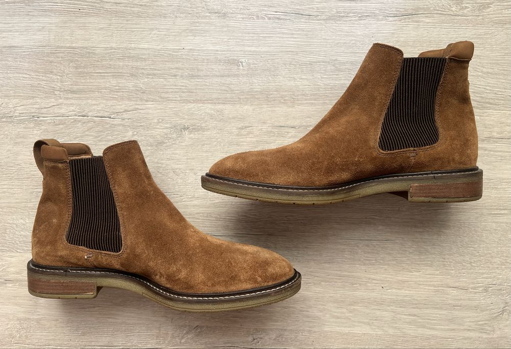 Чоловічі шкіряні туфлі броги черевики clarks ecco 41 розмір bally