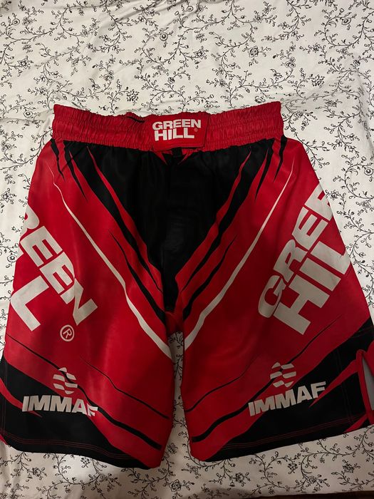 Шорти мма green hill, immaf, для мма