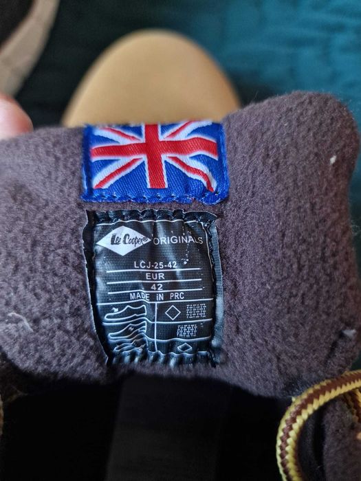 NOWE Buty męskie LEE COOPER, trapery, zimowe, rozm. 42, musztardowe
