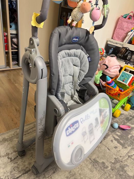 Стільчик для годування Chicco poly magic 3в1