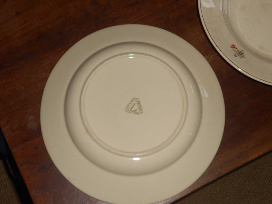 conjunto pratos sopa antigos Lusitania