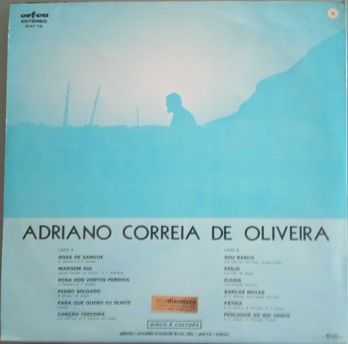 Adriano Correia de Oliveira - - - - - Margem Sul - - - - - LP