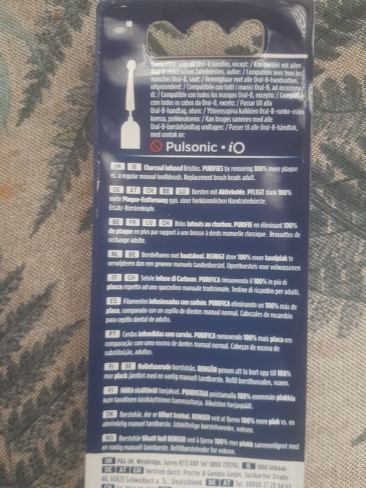 Końcówki do szczoteczki Oral b z węglem