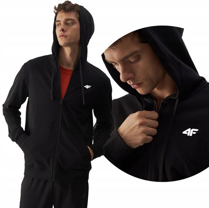 4F bluza męska dresowa S-XXL