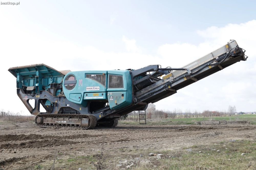 Powerscreen PREMIERTRAK R400X Kruszarka Szczękowa  | 2017r | 4530 mth | 46.5 t. | DC09 | Boczny odsiew | Magnes | Pilot |