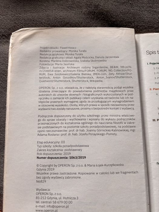 Podręcznik filozofia