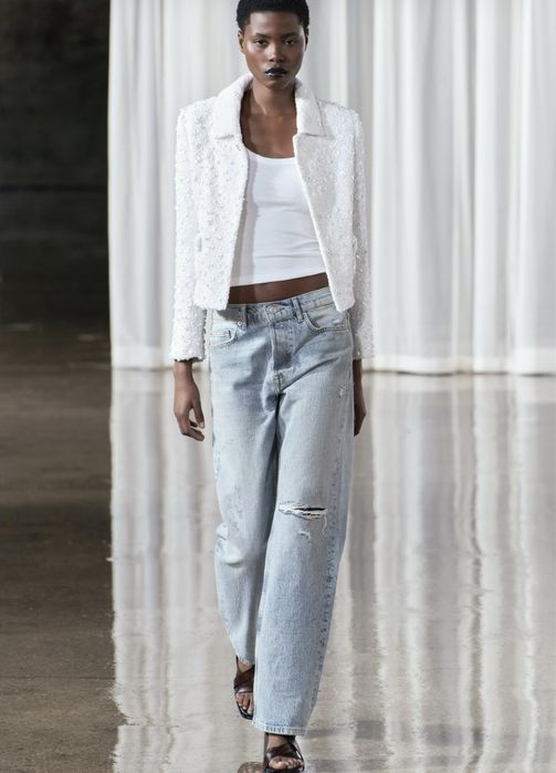 Невероятные шикарные стильные джинсы Зара 34