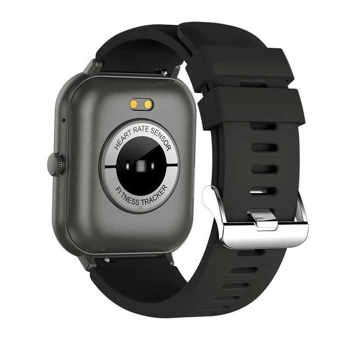 Smartwatch Forest Silicone Preto
