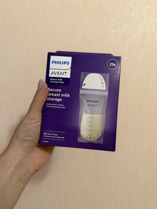 Пакети Philips AVENT для зберігання грудного молока 180мл 24шт
