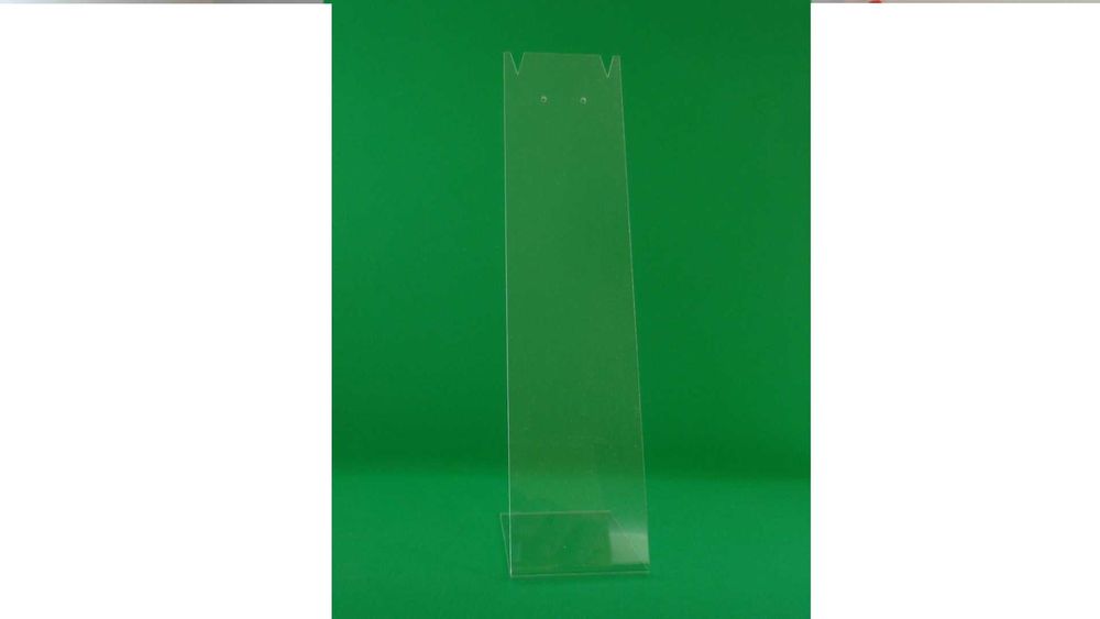 Stojaczki z plexi do ekspozycji łańczuszków,kolczyków kpl.10szt.WysOLX