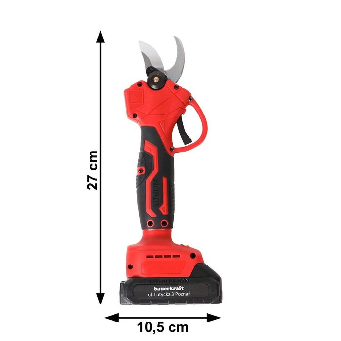 NOWY Sekator Elektryczny Akumulatorowy 2x Aku Narzędzia Do Ogrodu FV