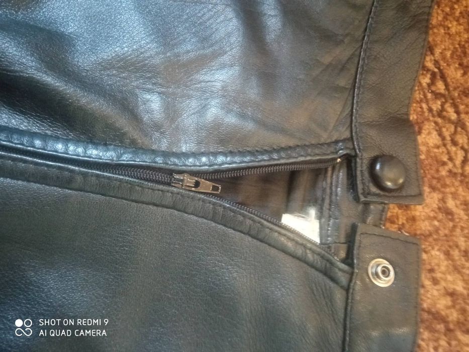 Юбка кожаная 100%