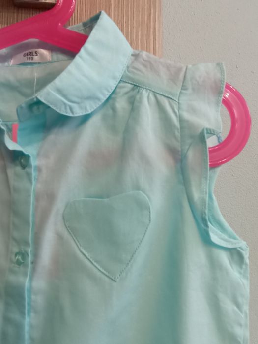 Nowa koszula z ozdobnym wiązaniem rozmiar 110