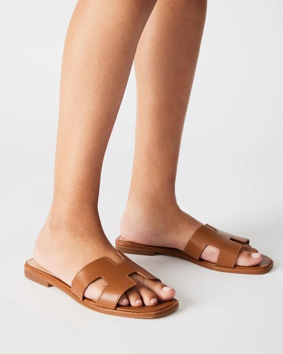 Greece cognac leather discount