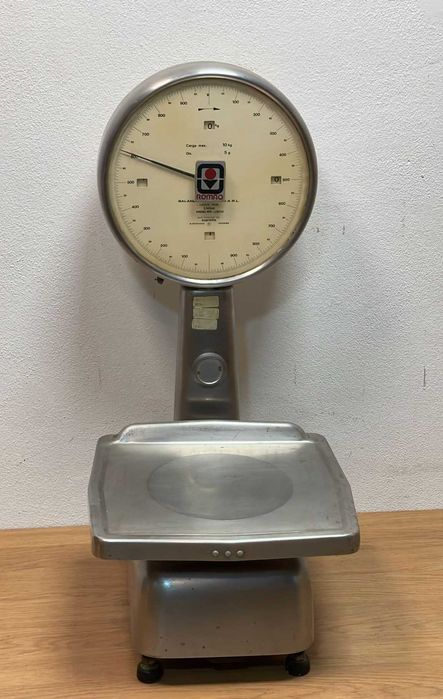 Balanças antigas de mercearia duplo mostrador