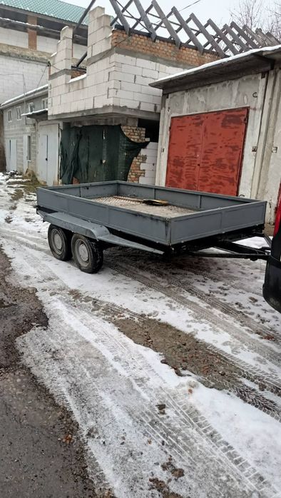 Причіп двухосний на авто