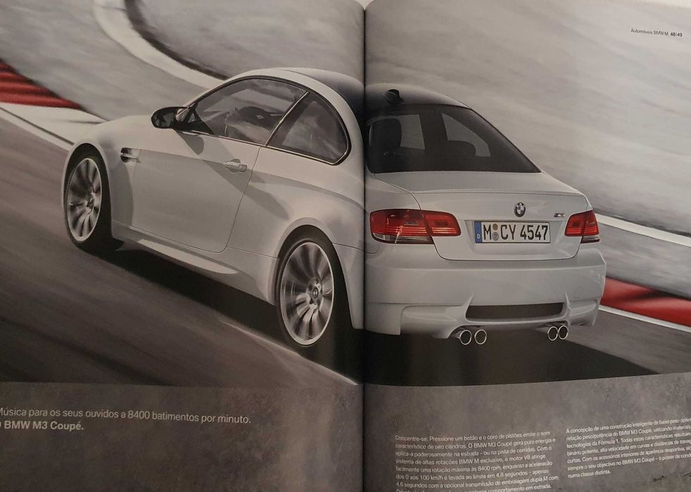 Catálogo de toda a gama BMW - original - Ano 2009