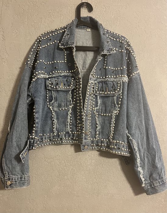 Jeansowa Katanka wiosenna z dzetami