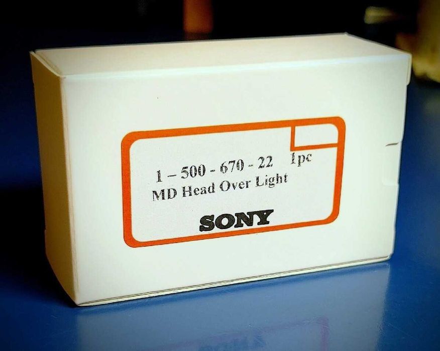 Minidisc SONY GŁowica Zapisująca HEAD OVER LIGHT Oryginał
