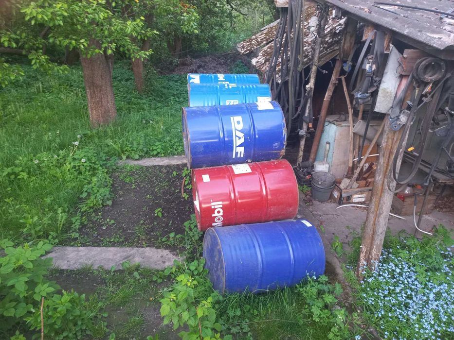 Бочки металеві 200 л. 4 штук, можна поштучно