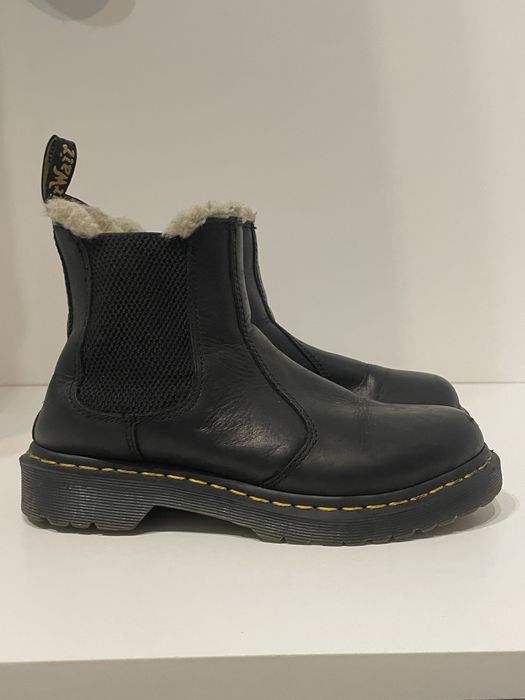 Dr. Martens 2976 Leonore z skóry ocieplane botki sztyblety rozmiar 38