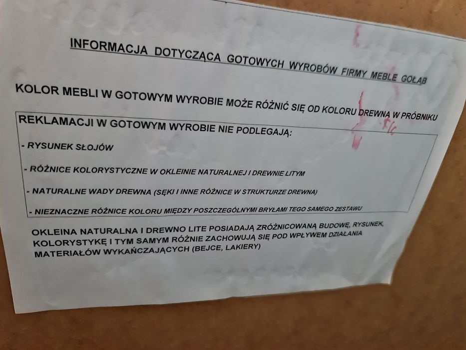 Komplet mebli do salonu marki Gołąb (4 meble)