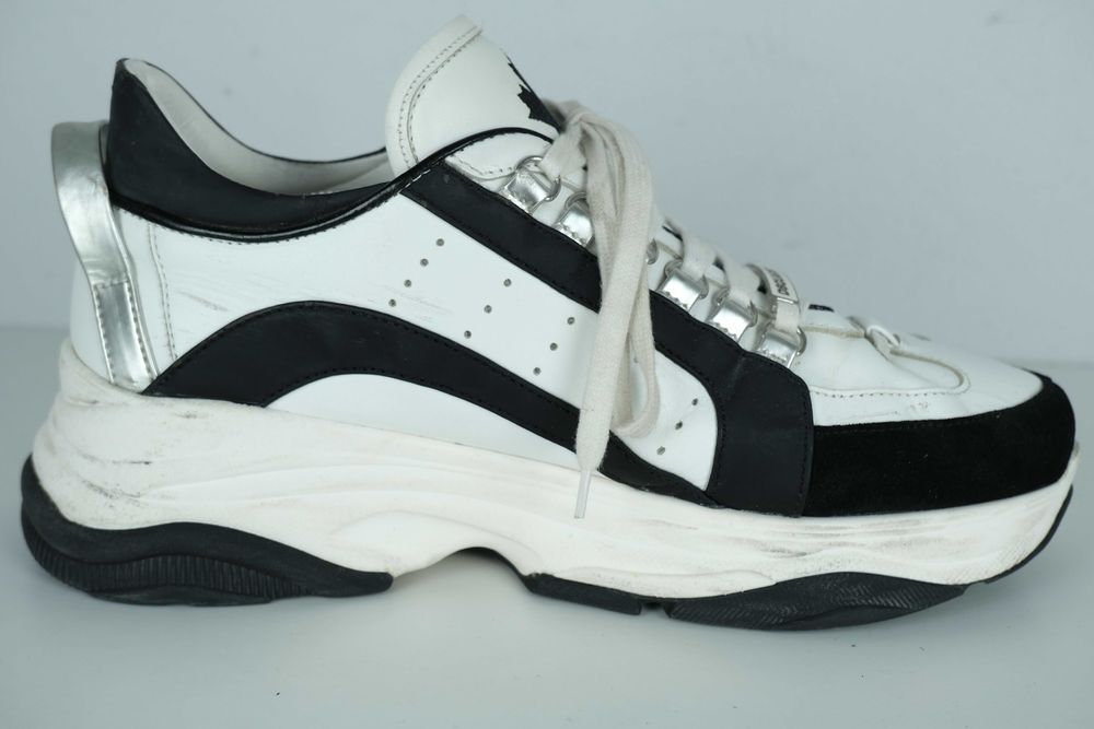 Dsquared2 skórzane sneakers męskie r 44
