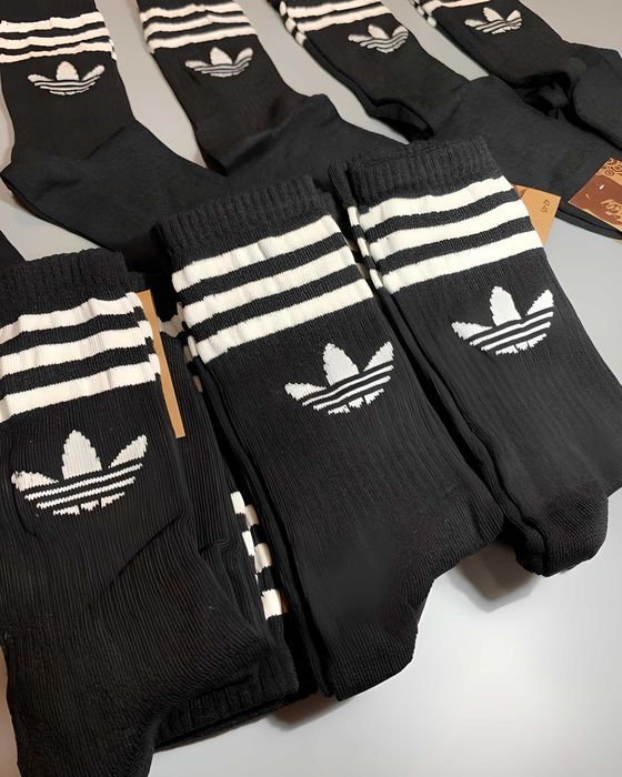 УПАКОВКА 12 ПАР 250ГРН Шкарпетки Nike Adidas .Носки найк адідас високі