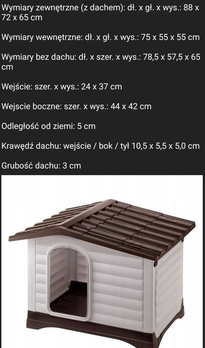 DOMEK DLA PSA Ferplast Dog Villa 90