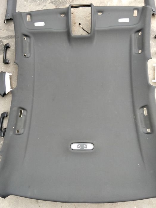 Podsufitka czarna s-line Audi A6 C7 sedan słoneczniki lampki słupki