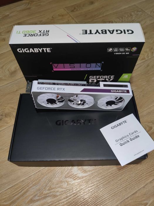 Відеокарта Gigabyte GeForce RTX 3060 Ti VISION OC LHR 8G