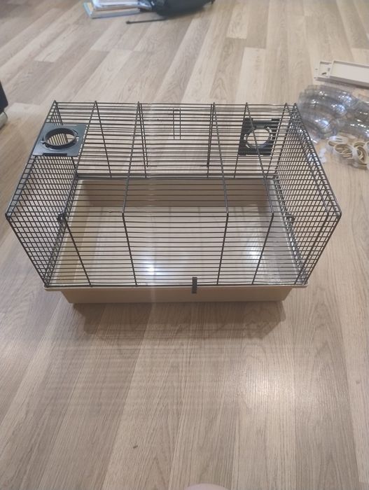 Klatka dla chomika z akcesoriami
