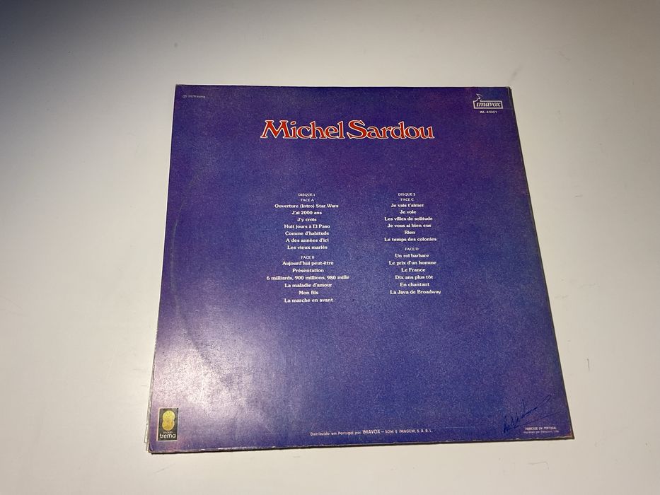 Sardou – Palais des Congrès - Conjunto 2 Discos de Vinil, Álbum Duplo