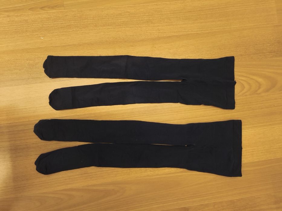 Lote de 6 collants de menina Tam 12/14