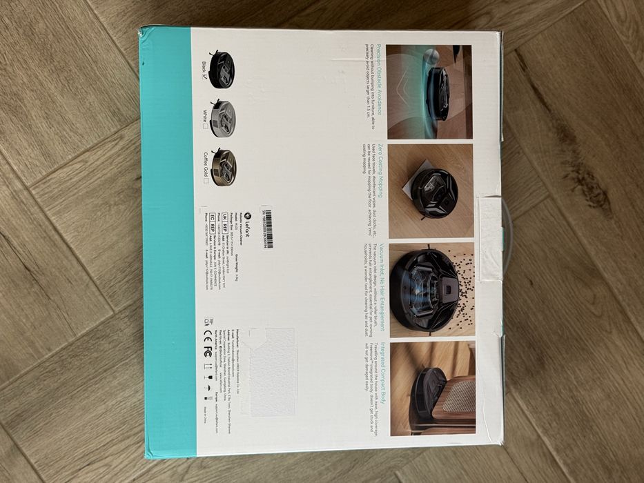 Робот-пилосос Lefant M320 3-в-1 (сухе + вологе прибирання, 6000 Па)