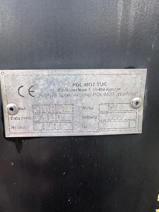 Tur 6A ładowacz warfama case new holland amortyzacja